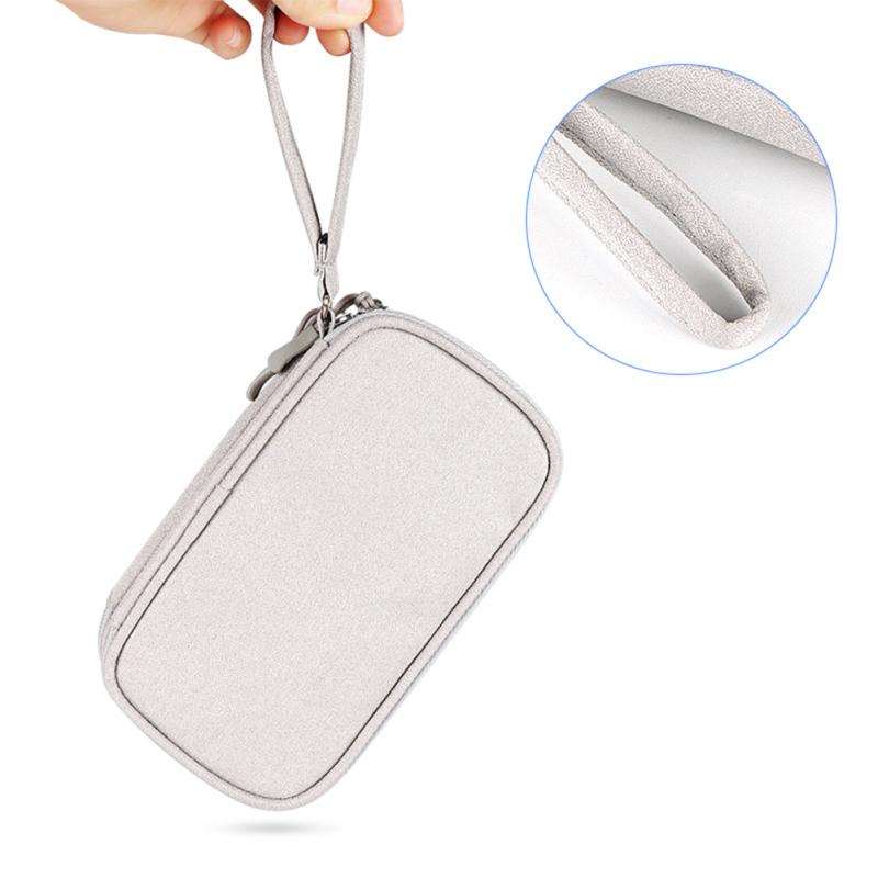Accessories Storage Bag Portable Double-layer Power Hard Disk Protective Cover Dust-proof Data Cable
