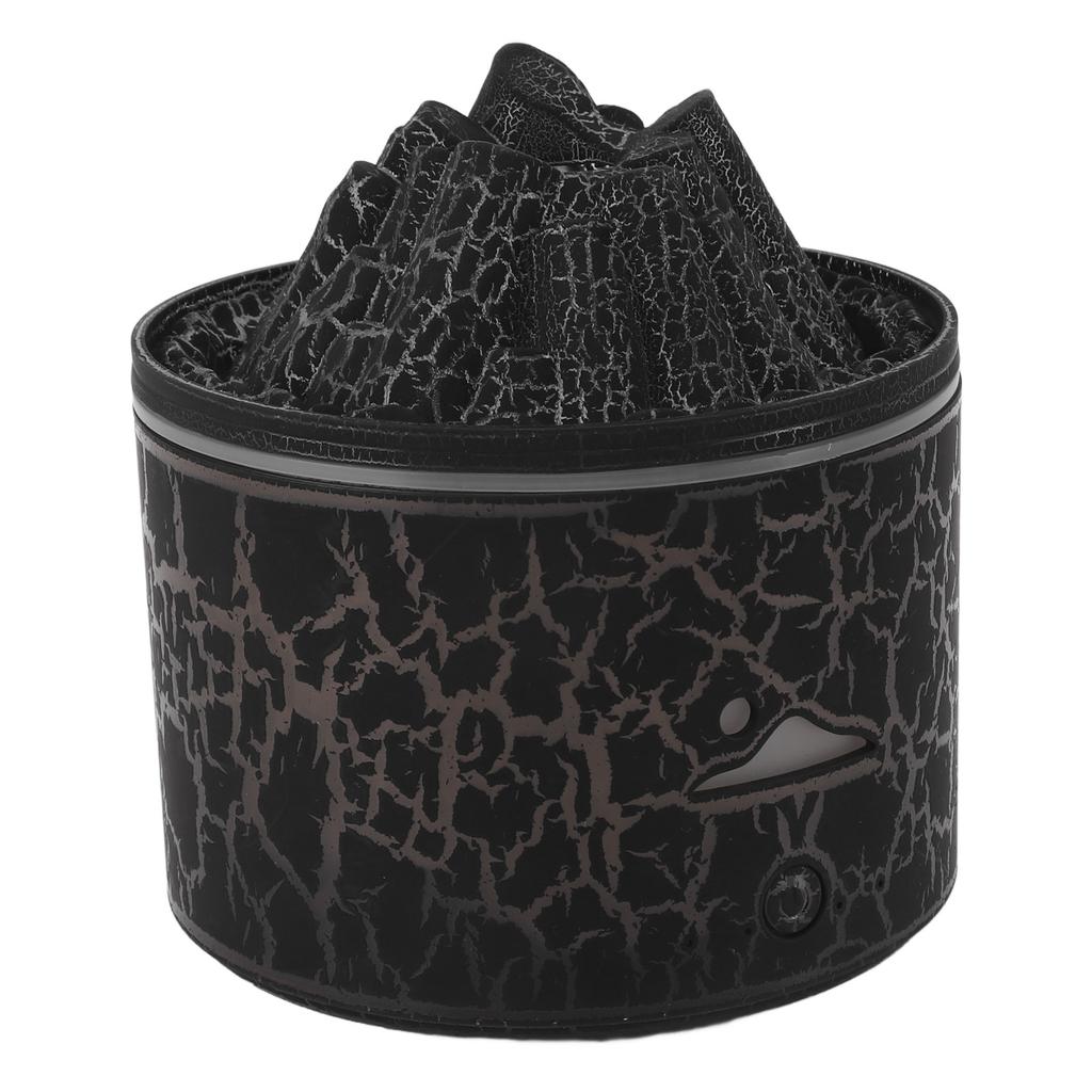 Volcano Diffuser 5V 180ml Relaxing Auto Off Warm Atmosphere Flame Humidifier for Home Bedroom Office