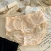 Ladies Sweet Sister Wind Lace Sexy Sweet Cute Sexy Pure Desire Wind Lace Mid Waist Briefs Underwear