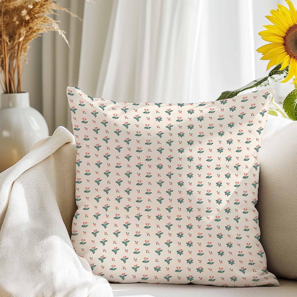 Freshfloral Home Throw Pillow Cover Sofa Living Room Decorative Cushion Cover Bedside Waist Pillow Lunch Break Square Pillowcase