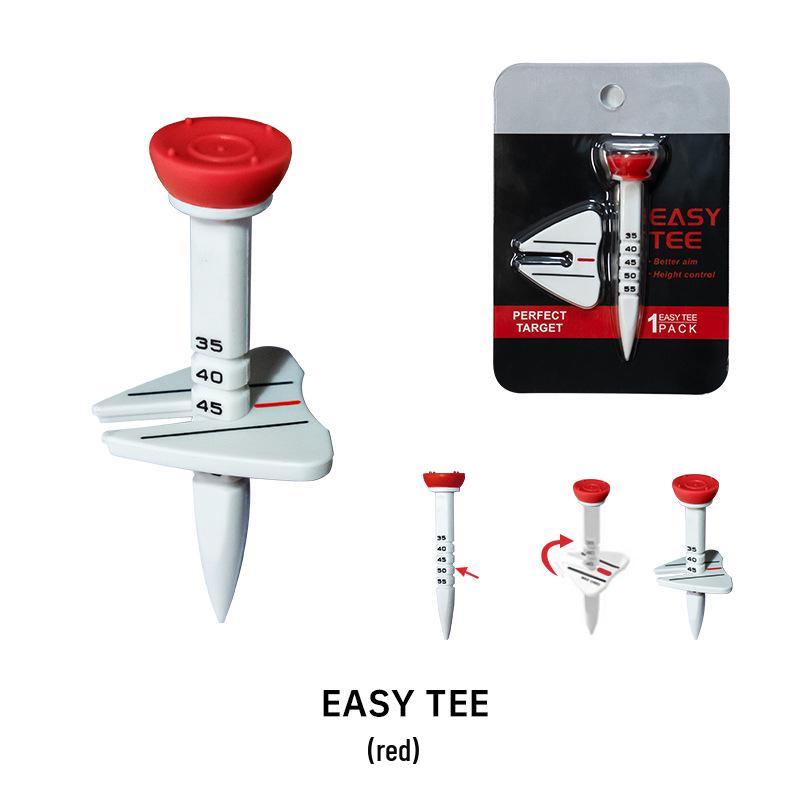 

Golf Tee Ball Nails - Directional Aim Design красный