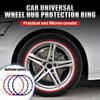 1PCS Rubber Car Wheel Hub Rim Edge Protector Ring Strip Tire Decoration Accessories For Model 3 Y 2017 2018 2019 2022 2023