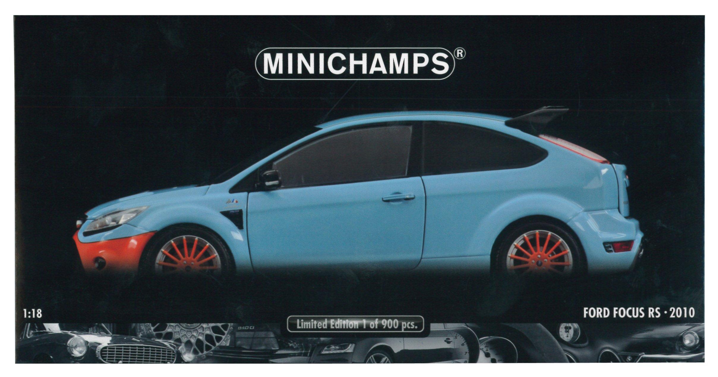 

PMA Ford Focus RS 2010 Синий Готовый продукт 1/18 синий