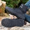 High-top Boots Men Breathable Anti-slip Shock-absorbing Breathable Combat Boots Men Outdoor Comfortable Casual Ankle Boots Men