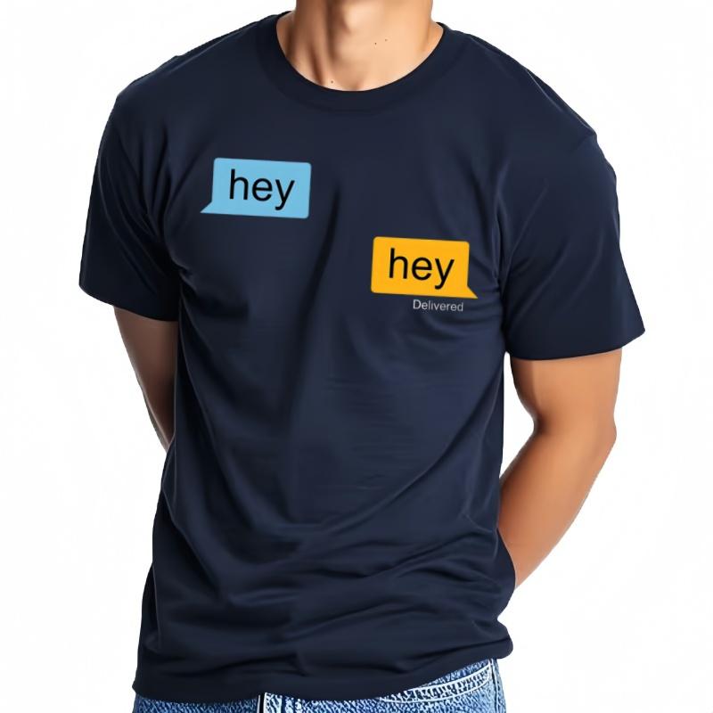 T-shirt For Men Large Size Streetwear Hey Grindr T-shirt Custom Design Sweat Ro
