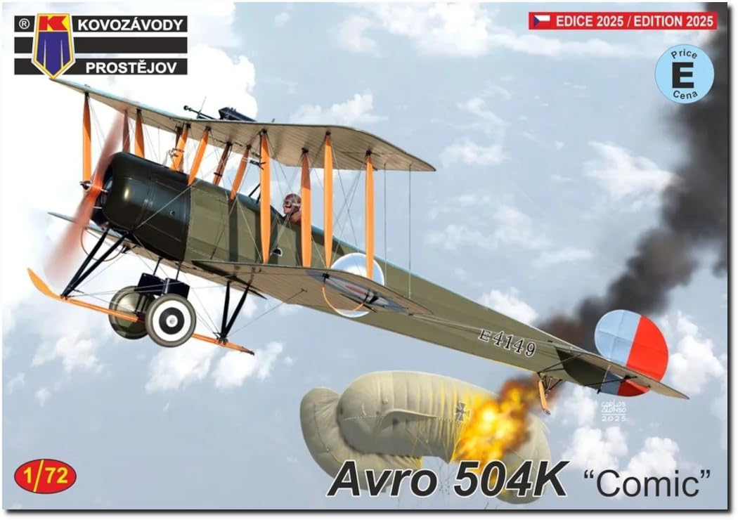 

KP Model Avro 504K Комикс Пластиковая модель KPM0494 1/72 (Самолет)
