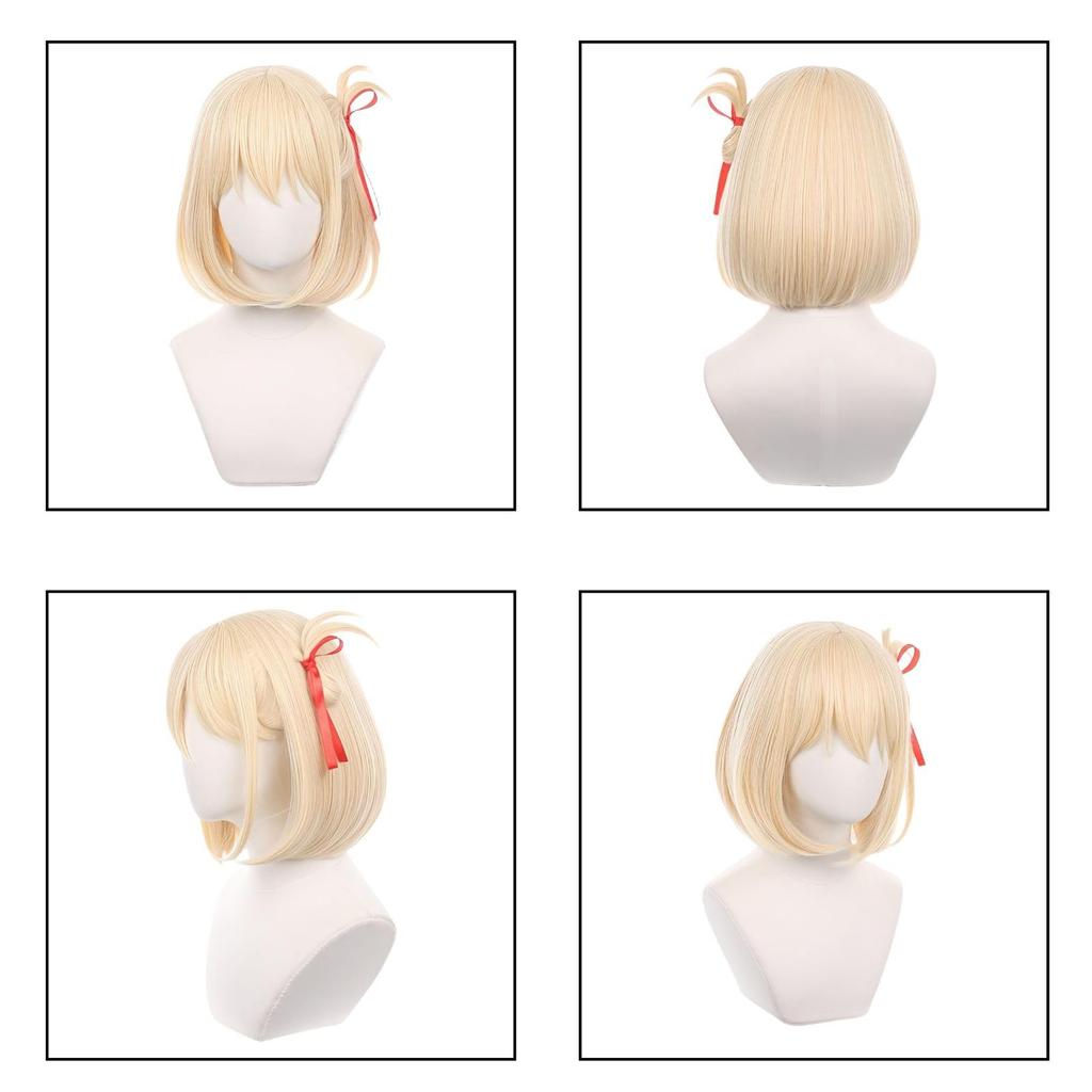 Wig Lycoris Recoil Nishikigi Chizuru Inoue Takina Cosplay Anime Uniform [milky Time] Included. (Nishikigi Chizuru)
