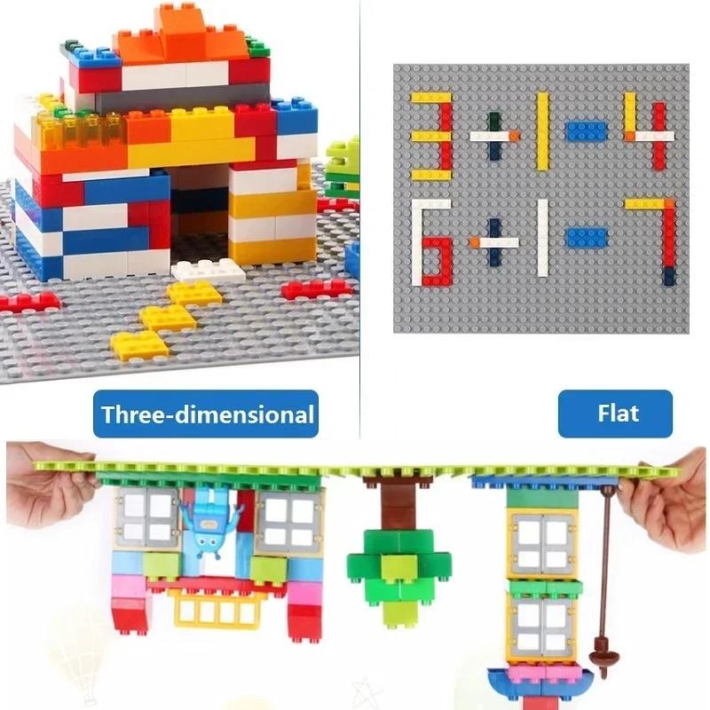 2Pcs Base Plate 32*32 32*16 Studs Classic Figures Building Blocks Plates Bricks Baseplate Blocks Children Toys For Kid Gifts