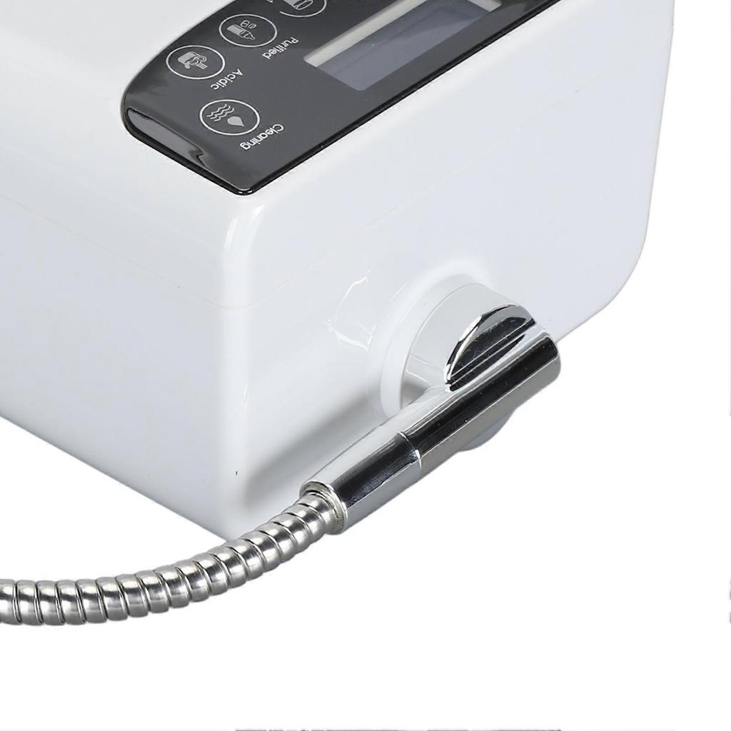 Wasserstoffreiches alkalisches Wassergerät Weißes LED-Display Touch-Steuerung Automatische Reinigung Alkalischer Wasserionisator mit Sprachansage