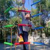 Climbing Rope Ladder For Kids Outdoor Games Backyard Swing Garden Tree House Playground Sensory Integration Training Equipment