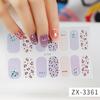 ZX 3D Waterproof No-Cure Gel Nail Wraps, Full Cover Japanese & Korean Style Spring & Summer Nail Stickers, Nail Patch Films