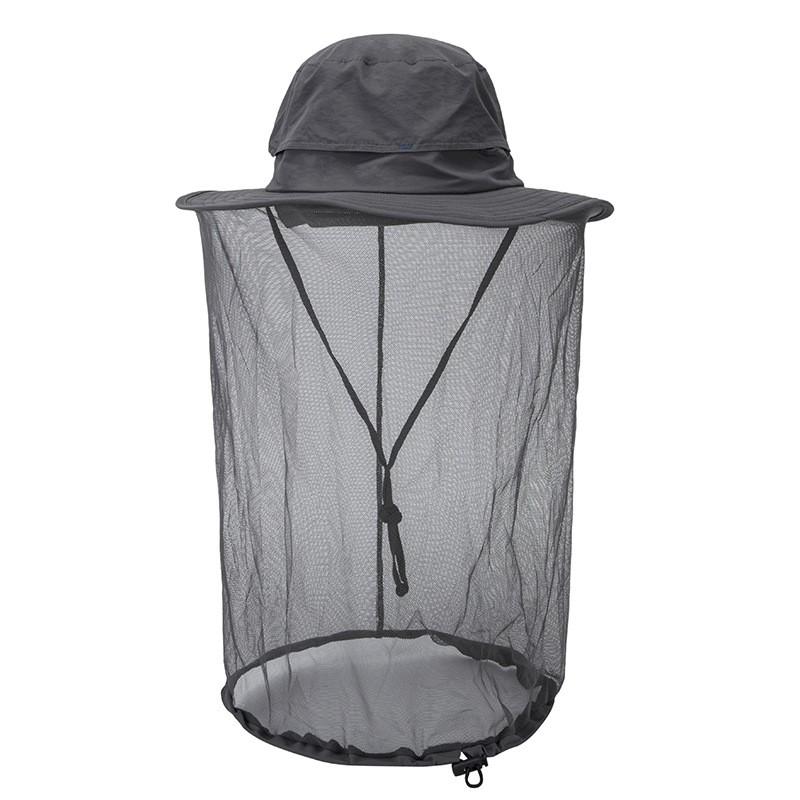 Mosquito Hat Net Face Head Protector Outdoor Fishing Cap Anti Mosquito Insect Hat Bug Mesh Head Net Insect Gnat Head Cover