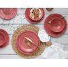 CreaTable Orient Mandala Red Dinnerware Set, 12 Pcs (21629)