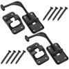 2PCS Plastic RV Door Holder Black Black Door Catch Door Limper Catch  RV Motorhome/Camper/Trailer