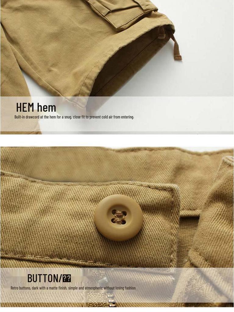 Men's Summer Casual Multi-Pocket Workwear Shorts – Loose Fit, Plus Size, Five-Point, Mid-Length Beach Breeches.