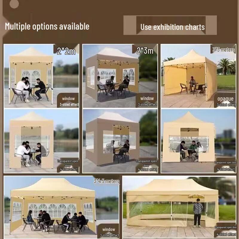 Retractable Outdoor Stall Canopy Tent
