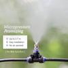21-6m 1/4" Garden Misting Cooling System 0.6mm Nozzle Fine Atomizer Sprayer Slip Lock Outdoor Irrigation Watering Humidification