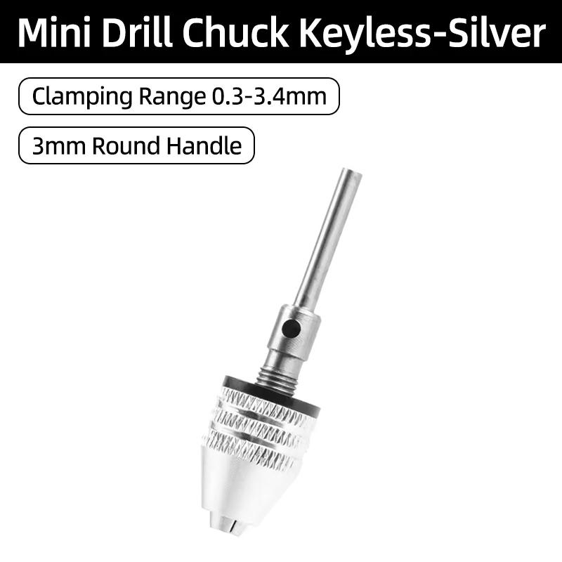 1PC Quick Change Keyless Drill Bit Chuck Hex Shank Adapter Converter Tool Three-Jaw Chuck Electric Grinder Drill Chuck