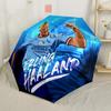 Haaland's Manchester City Debut Outdoor Automatic Umbrella Sturdy 8-Rib Shaft Foldable Design Travel Essential Stylish Accessory