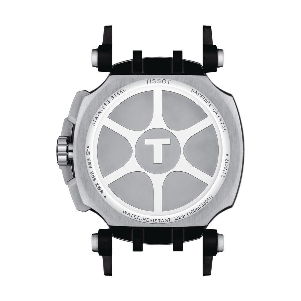 Tissot Leather Strap Black Dial Men's Fashion Watch T115.417.27.057.04