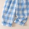 Children's Pant Spring Summer Vintage Casual Baggy Plaid Pants for Kids Girls Boys Trousers