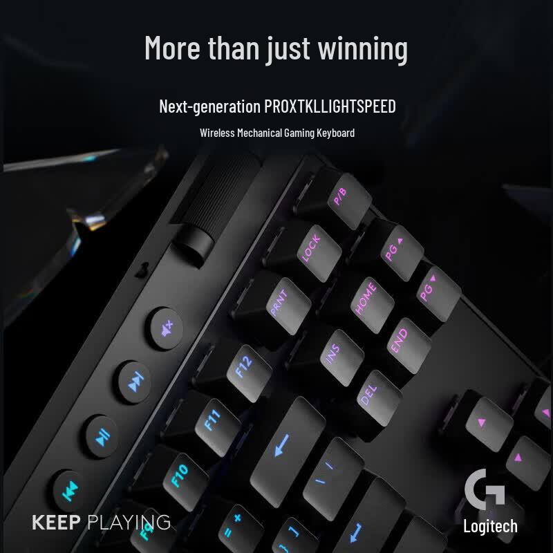 Logitech G PRO X TKL LIGHTSPEED Tri-Mode Mechanical Gaming Keyboard