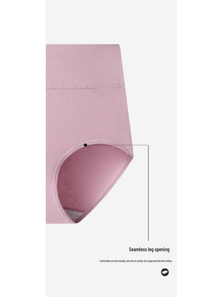 High-Quality Cotton Antibacterial Mid-High Waist Panties for Middle-Aged & Elderly Women - Plus Size Triangular Briefs