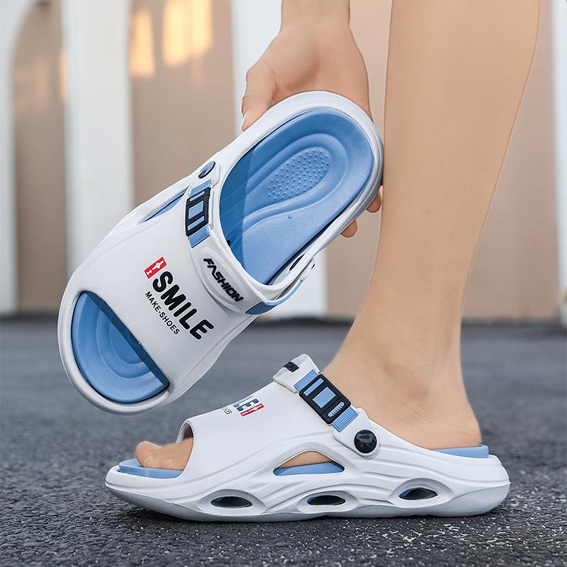 Summer Men's Large Size Sandals EVA Soft Soled Slippers Home Casual Slippers Beach Sandals
