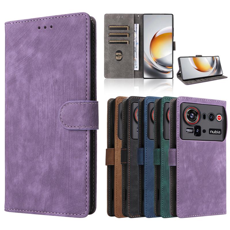 Für ZTE Nubia Z80 Ultra Hülle Schutz Business Flip Leder Magnetische Handyhülle für ZTE Nubia Z80 Ultra Handyhülle