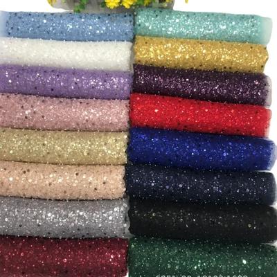 Luxus 3D Flitteres Gyöngyös Hálós Hímzett Csipke Anyag Kézzel Készített Esküvői Ruha DIY Kiegészítők Szélesség 130cm 1 Méter