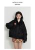 Yaya Women's 2025 Winter Shearling Collar Down Jacket – New Chinese Style, Short & Loose Fit