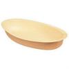 Schale aus Palmblättern 300ml 20 x 12,5 x 3 cm 25 Stück