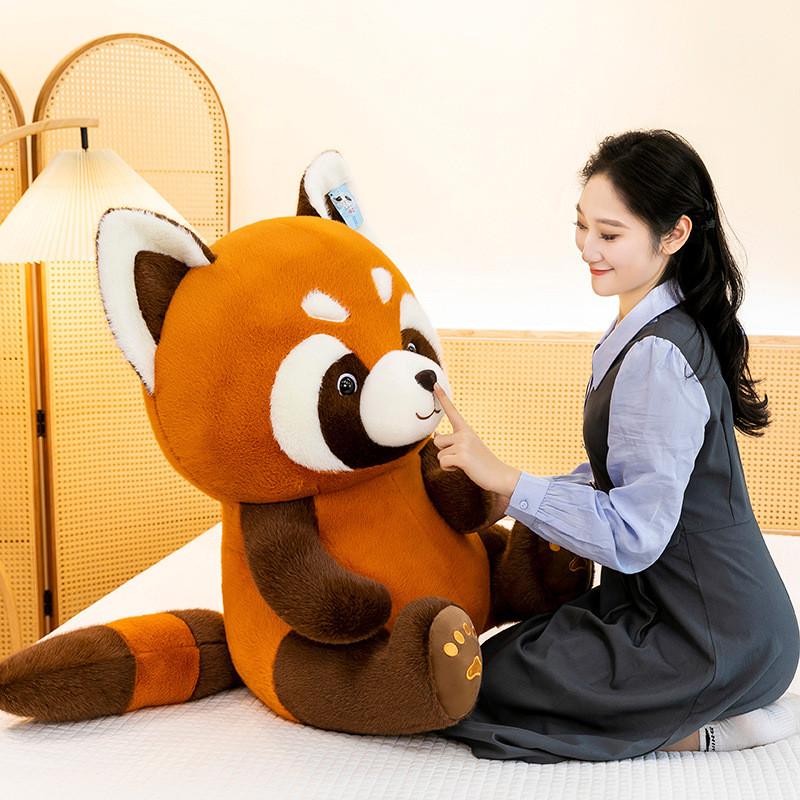 Raccoon Simulation Animal Cartoon Plush Doll Kids Birthday Gift Decoration Home