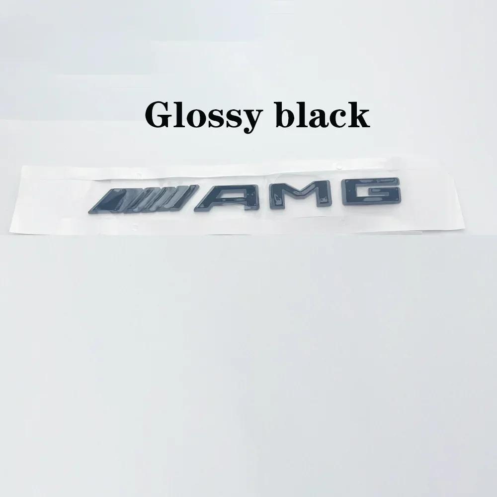 

C200 E300 Hot 2026 For Benz Metal Car 3d Rear Letter Emblem Trunk Sticker for Mercedes benz AMG C E S GLE CLC Class W204 W203 W2 чёрный