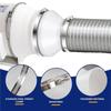 A34R Air Duct Reducer Adapter 6 To 4 Inch(2 Set), Duct Reducer Increaser With Hose Clamp HAVC Pipe Connector