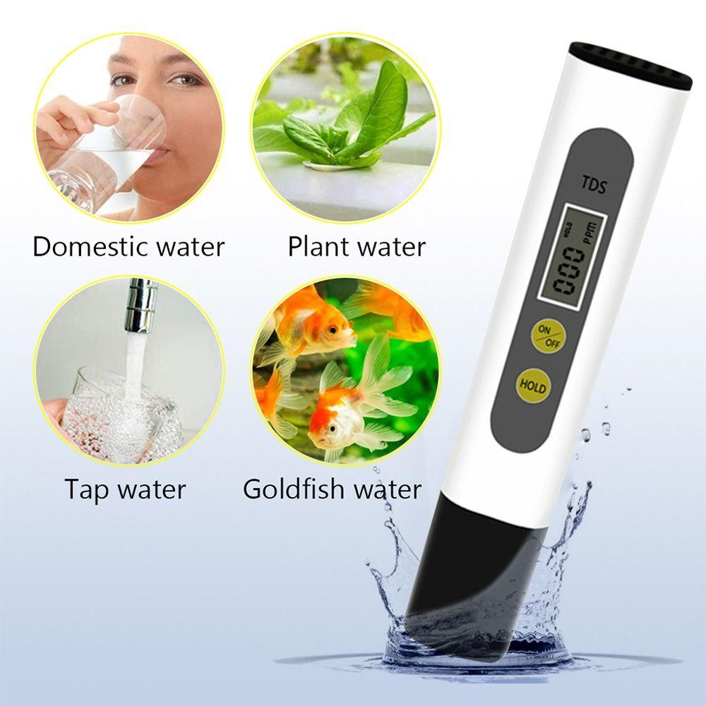 

High Precision 0-9990 Ppm Digital Display Water Quality Tester TDS Meter Water Test Pen PH Meters 0.01