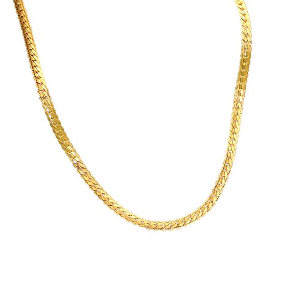 5mm 20Inches Men Necklace Twisted Chain Decoration Jewelry Long Lasting All Match Chain Necklace for Party