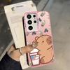 Cartoon Cute Capybara Back Phone Cover Case for Samsung Galaxy A04 A05 A06 A07 A50 A54 A03 A71 A10 A20 A56 A72 A51 A52