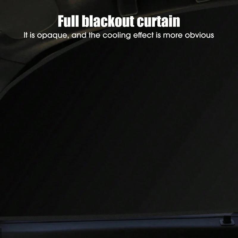 Full Blackout Magnetic Car Window Sunshade UV Protection For Baby Kids Privacy