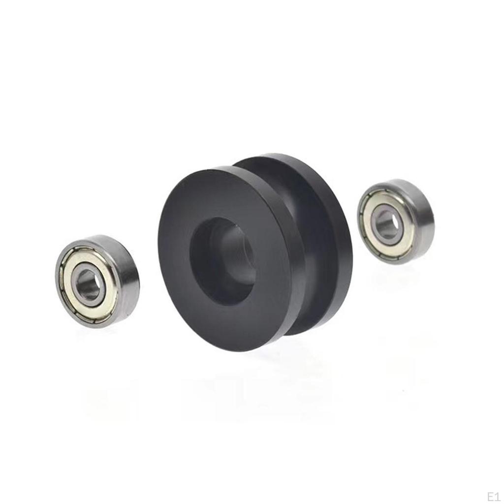 Nylon Bearing Pulley Cable Machine Garage Door Exercise Gym Attachment