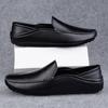 Fashion Casual Leather Men Formal Dress Footwear Slip On Office Man Business Shoes Wedding Party Loafers Breath Driving Shoes Moccasins