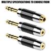 HiFi Sound 6.35mm To 2.5 3.5 4.4mm Earphone Sound Adapter, Metal Headphone Converters for Enhances Sound Experiences
