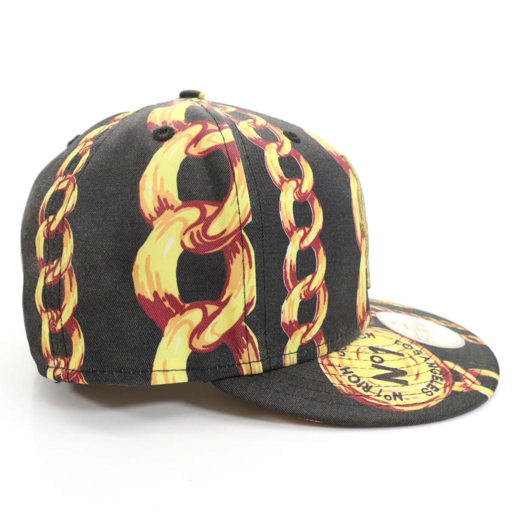 NEW ERA JOYRICH Collaboration 59FIFTY cap 71/2 59.6 Black Men's Used