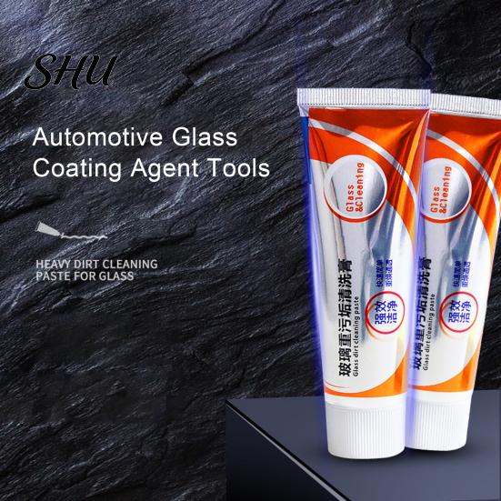 Windshield Removal Paste 50g Oil Film Remover Deep Cleaning Rainproof Car Removing Glass Agent Tool Polishing Cleaner
