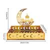 Eid Candy Tray Table Decoration Snack Dishes Box Islam Muslim Festival Party Supplies Ramadan Acrylic Holder Home Decor Supplies