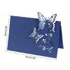 Wedding Name Cards 100PCs Hollow Butterfly Cut Design Card for Weddings Banquets