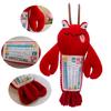 Keyboard Warrior Plush Toy Red Lobster Stuffed Animal For Kids And Adults