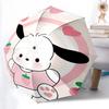 1pc Strawberry Cherry Heart Automatic Opening/Closing Umbrella with Foldable Design, 8-Bone Iron Frame Outdoor Umbrella for Fans, Travelers, Daily Use