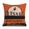 Halloween Linen Pillow Cover Printed Pillow Supply Cushion Cover