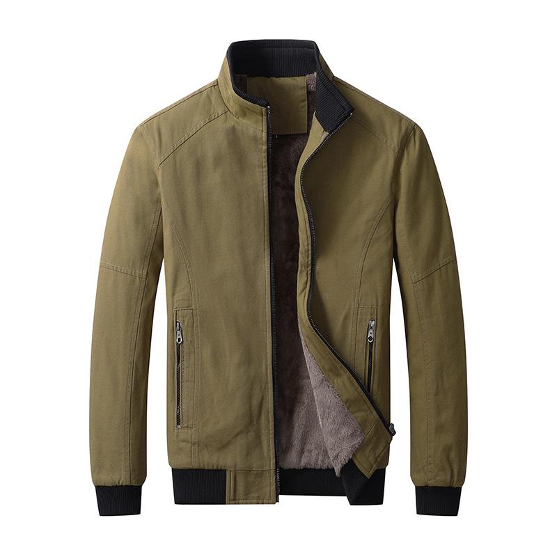 

Men s Coats, Velvet Thickened Jackets, Korean Version, Trendy, Youthful, Autumn and Winter Men s Warm Jackets, Versatile Clothing M